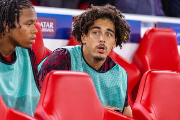 Jayden Danns, joueur de Liverpool