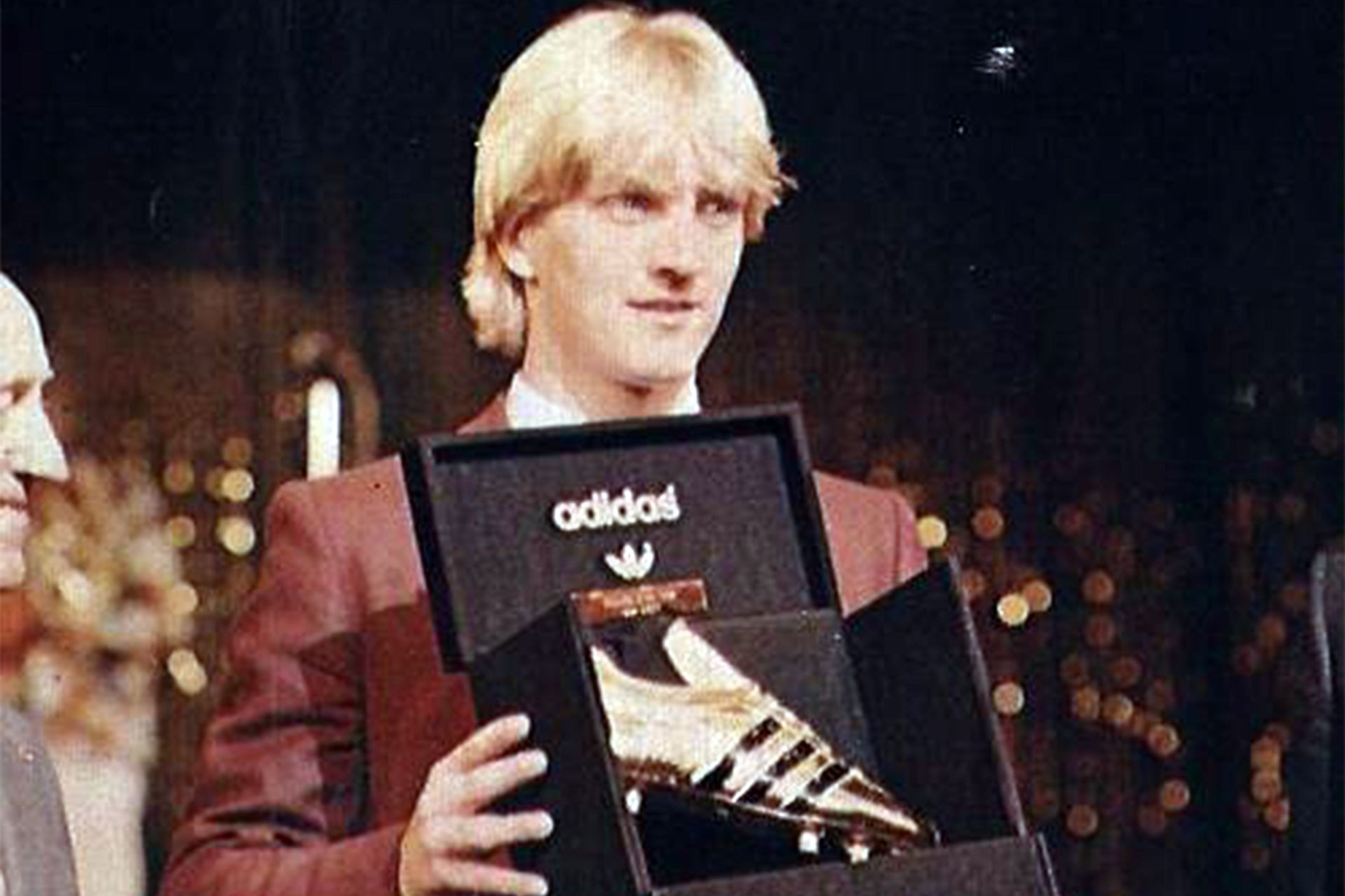 Wim Kieft avec  Soulier d'or européen