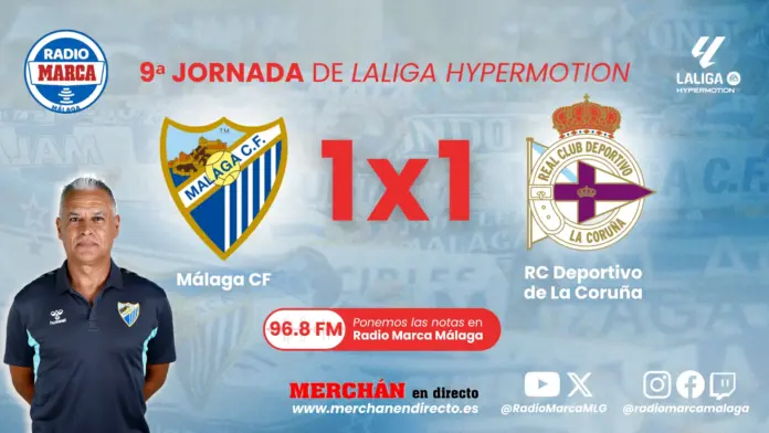 Málaga CF vs Deportivo de La Coruña