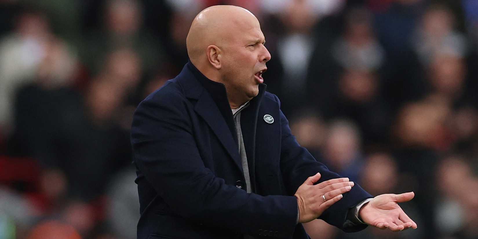 Arne Slot, entraîneur de Liverpool