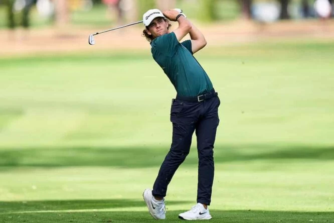 Ángel Ayora lors de la troisième journée de l'Open de Espagne. Ángel Ayora lors de la troisième journée de l'Open de Espagne.