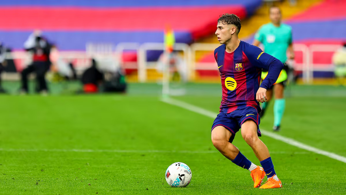 Fermín López, milieu de terrain du FC Barcelone