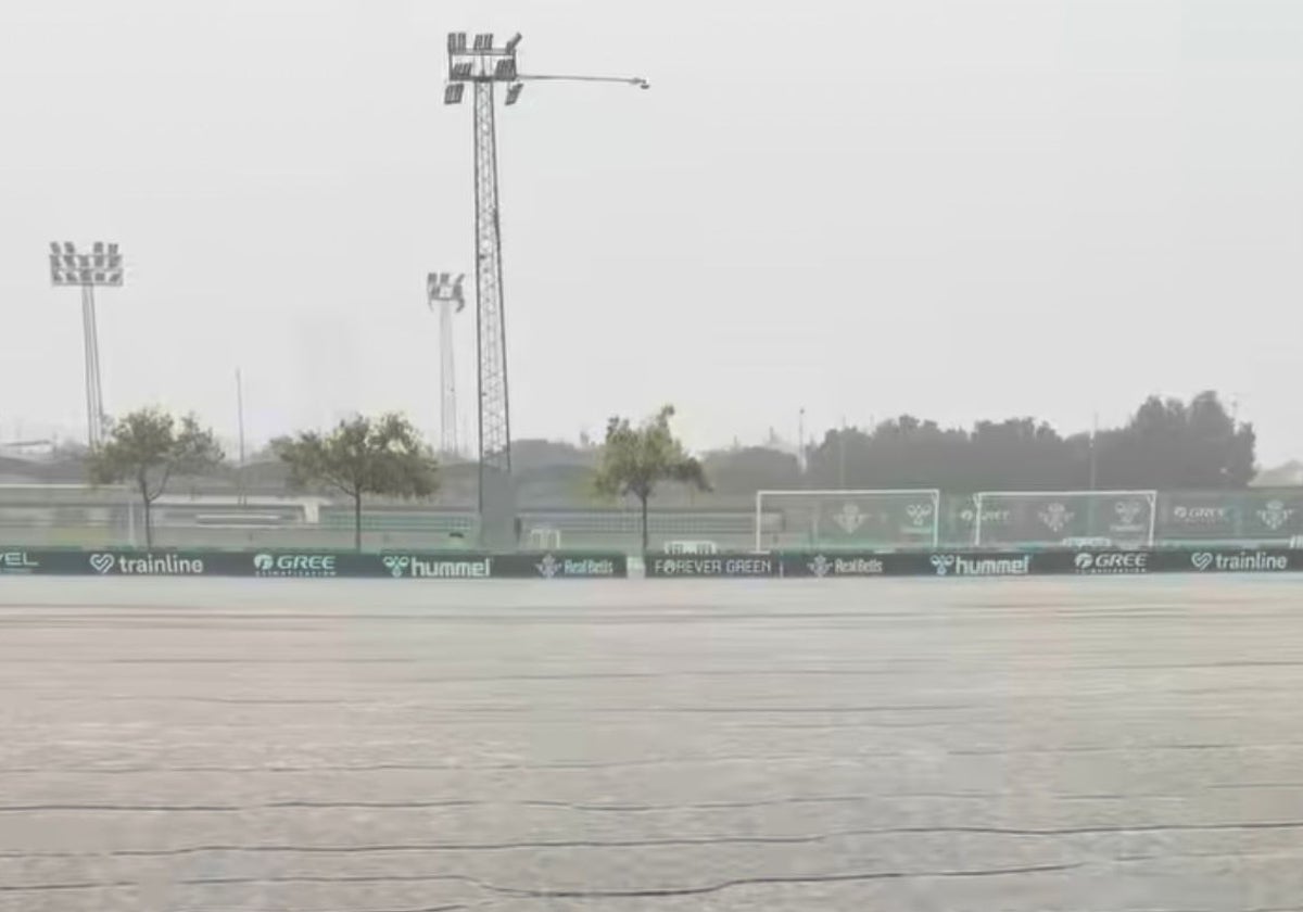 Le centre d'entraînement du Real Betis sous les eaux !