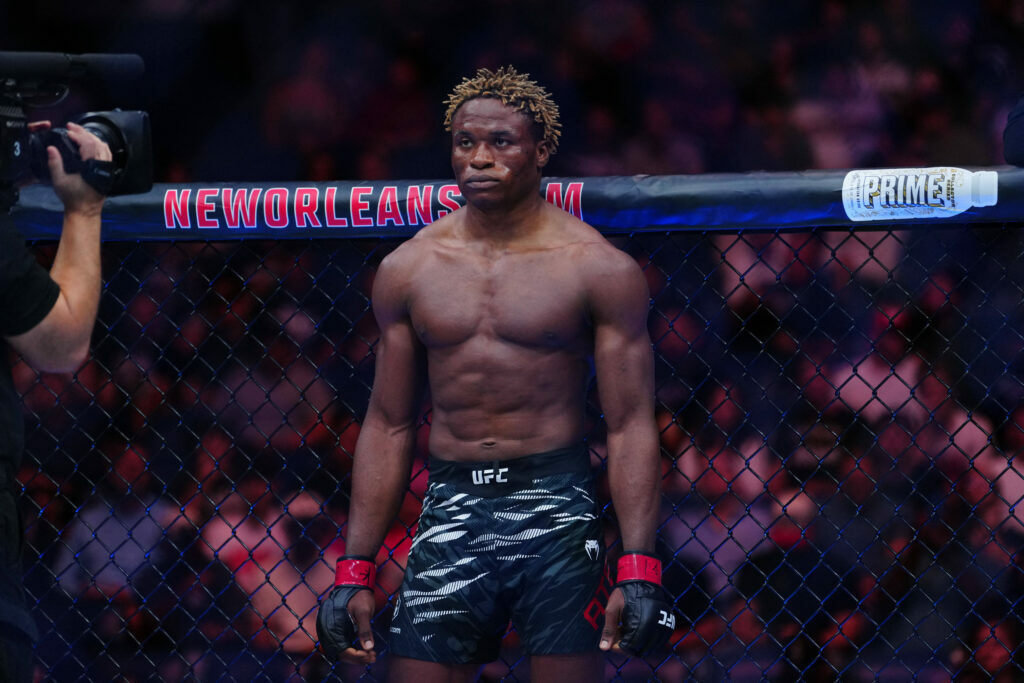 Ateba Gautier, en action lors de l'UFC 320