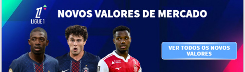 Les nouvelles valeurs de marché de la Ligue 1 Les nouvelles valeurs de marché de la Ligue 1