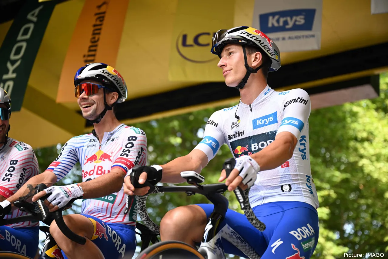 Roglic et Lipowitz au Tour de 2025