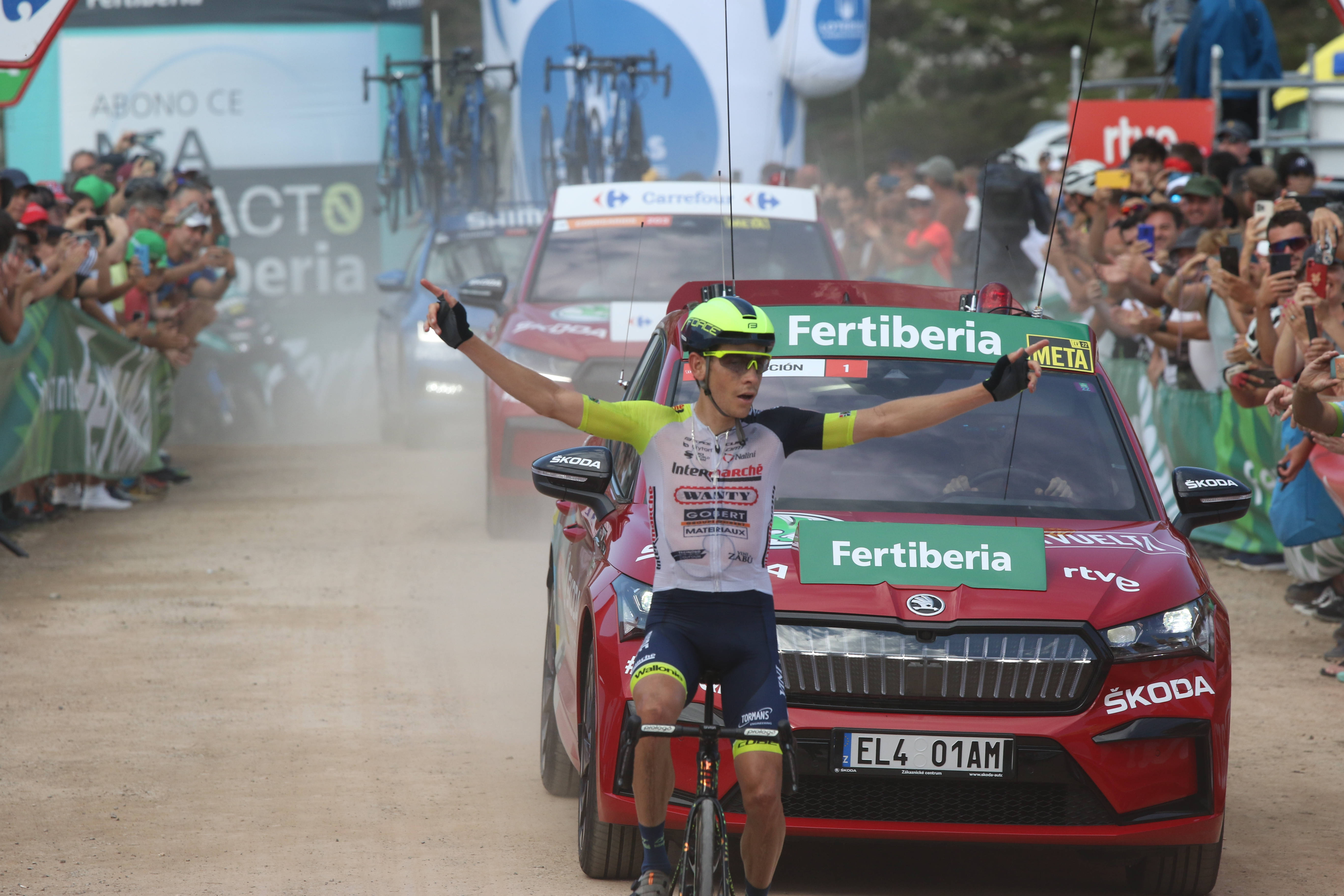 Meintjes célèbre à La Vuelta