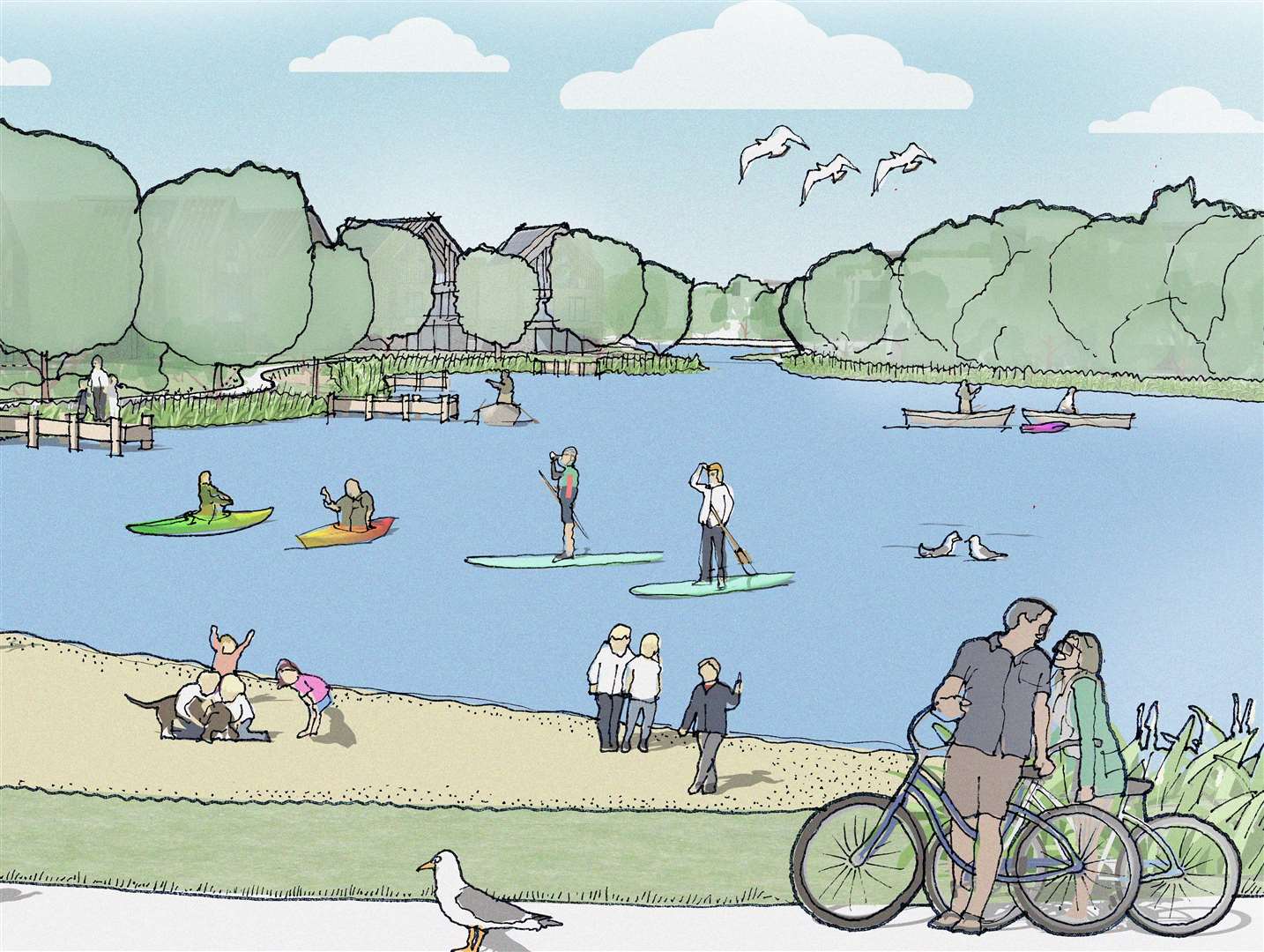 Les précédents plans de transformation du Hythe Golf Club en un mini 'Center Parcs' ont été abandonnés l’année dernière.