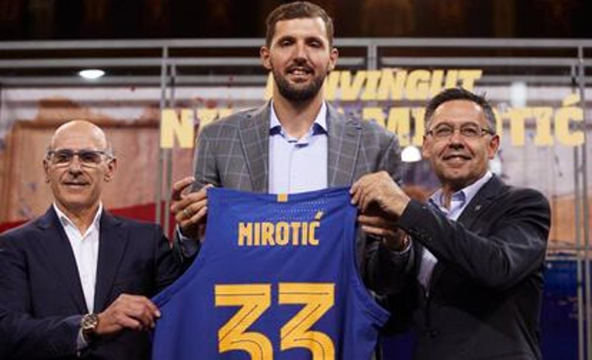 Mirotic a rejoint le Barça avec un contrat de haut niveau