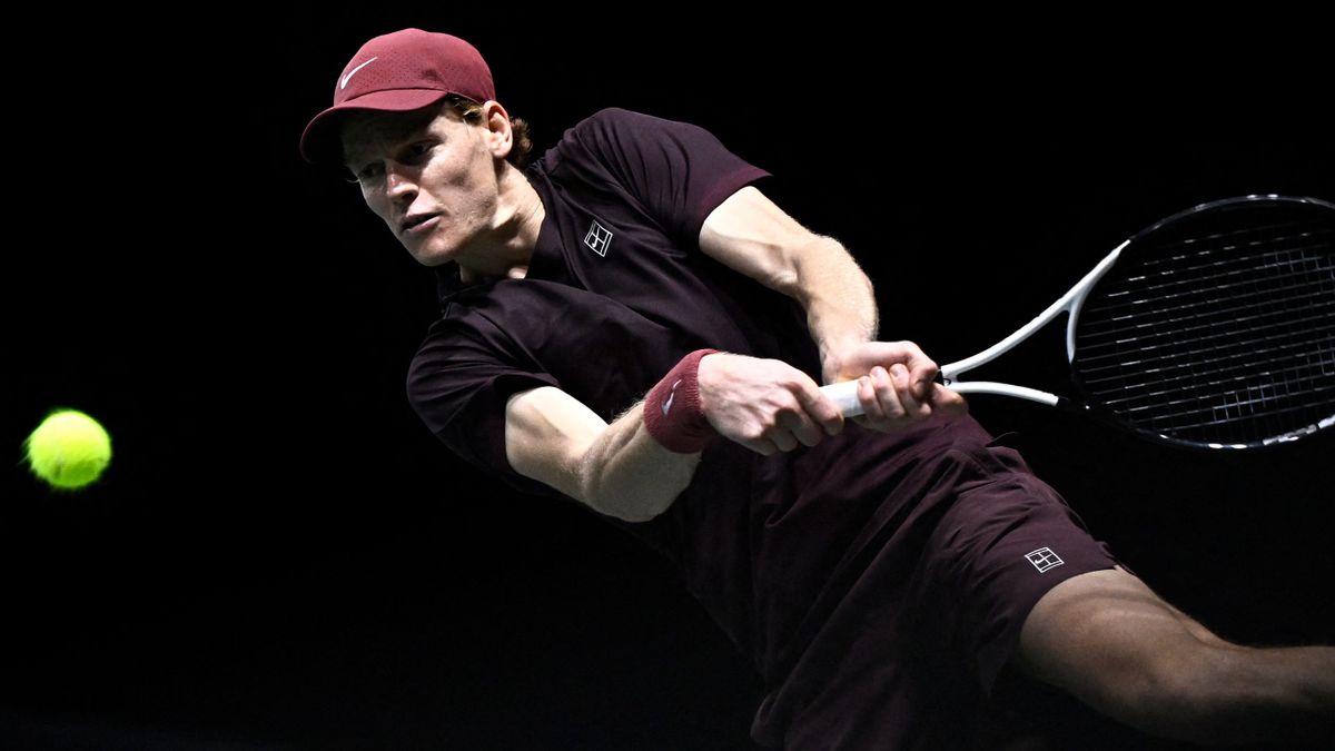 Jannik Sinner lors de l'ATP Masters 2025 à Paris