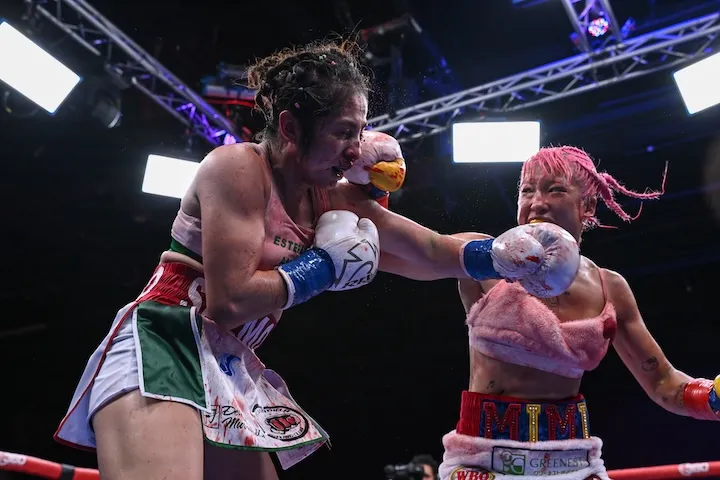 Mizuki Hiruta déchaîne sa puissance contre Gloria Gallardo pour sa sixième défense !