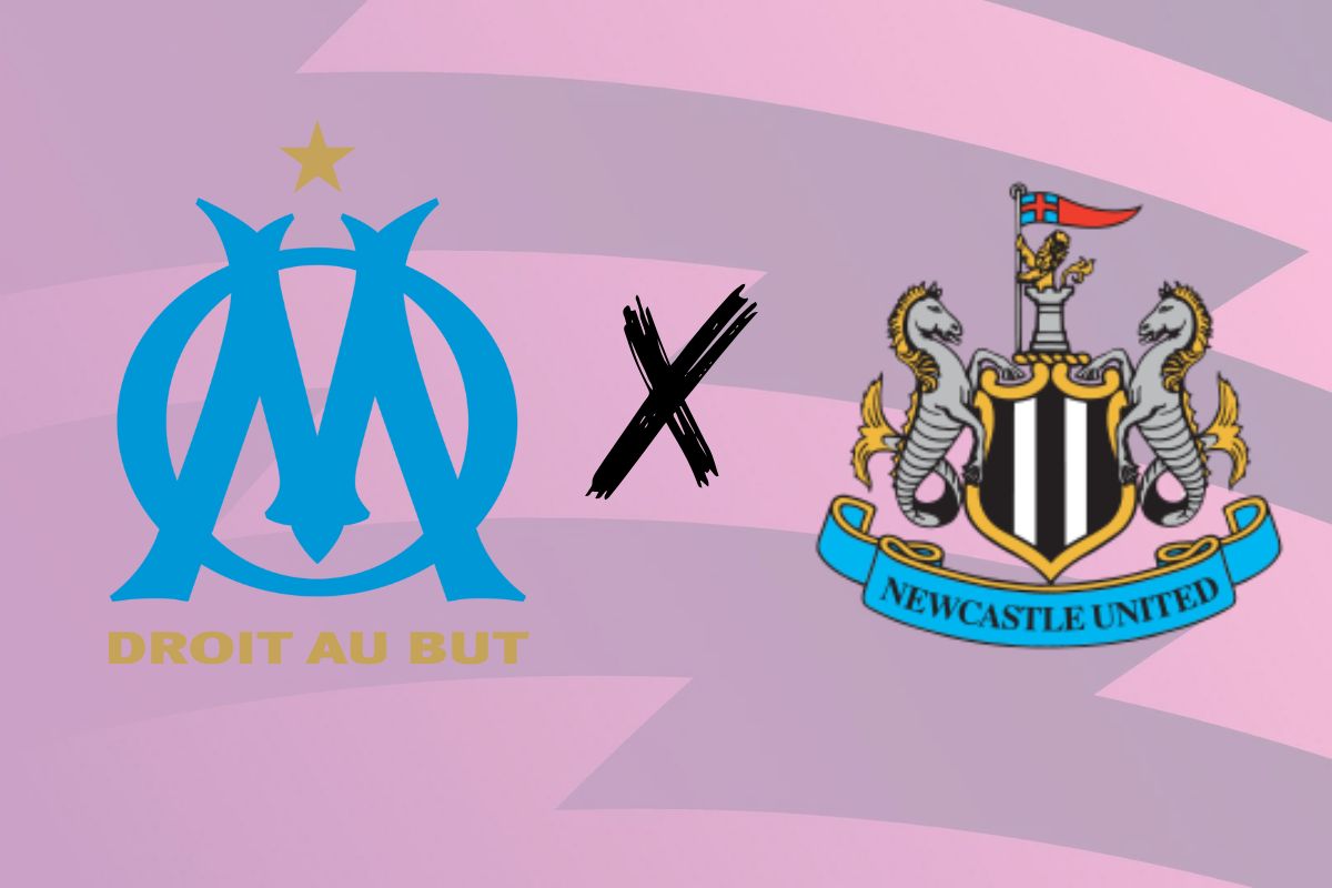 Affiche Olympique de Marselha x Newcastle