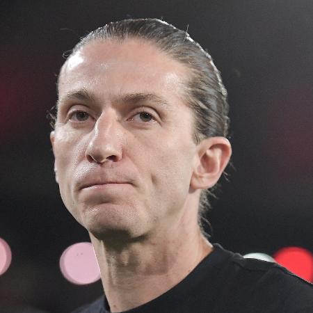 Filipe Luís, entraîneur du Flamengo, lors du match contre le Vitória
