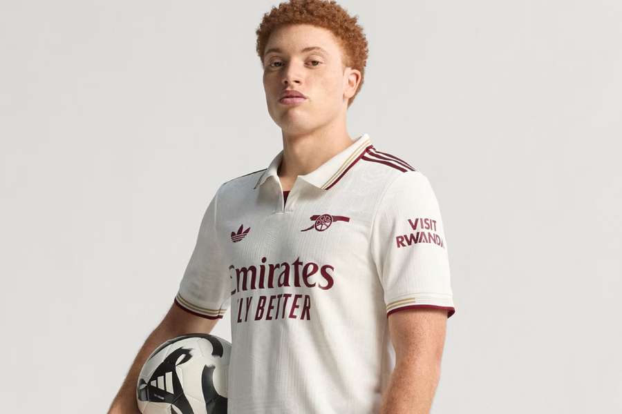 Le maillot de l'Arsenal