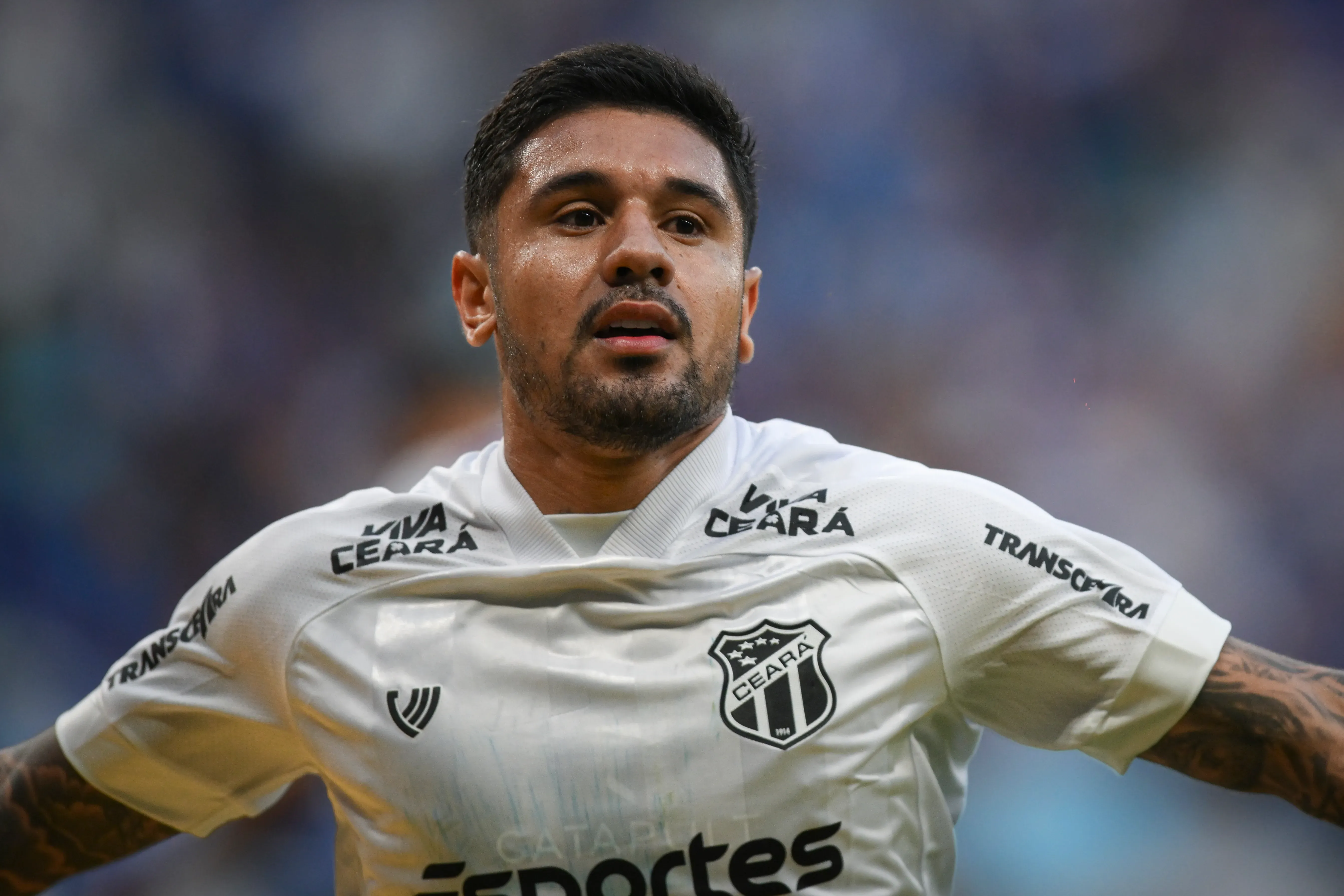 Galeano a inscrit 12 buts et délivré quatre passes décisives en 57 matches avec le Ceará en 2025 – Photo : Pedro Vilela/Getty Images