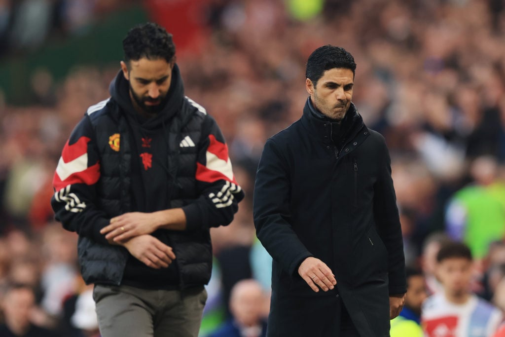 Ruben Amorim et Mikel Arteta.