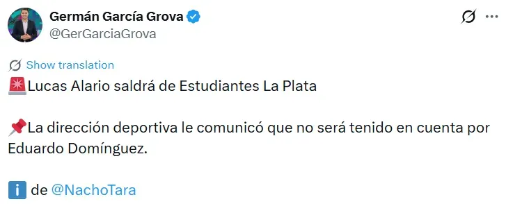 Lucas Alario, ancien attaquant de River, doit trouver un nouveau club.