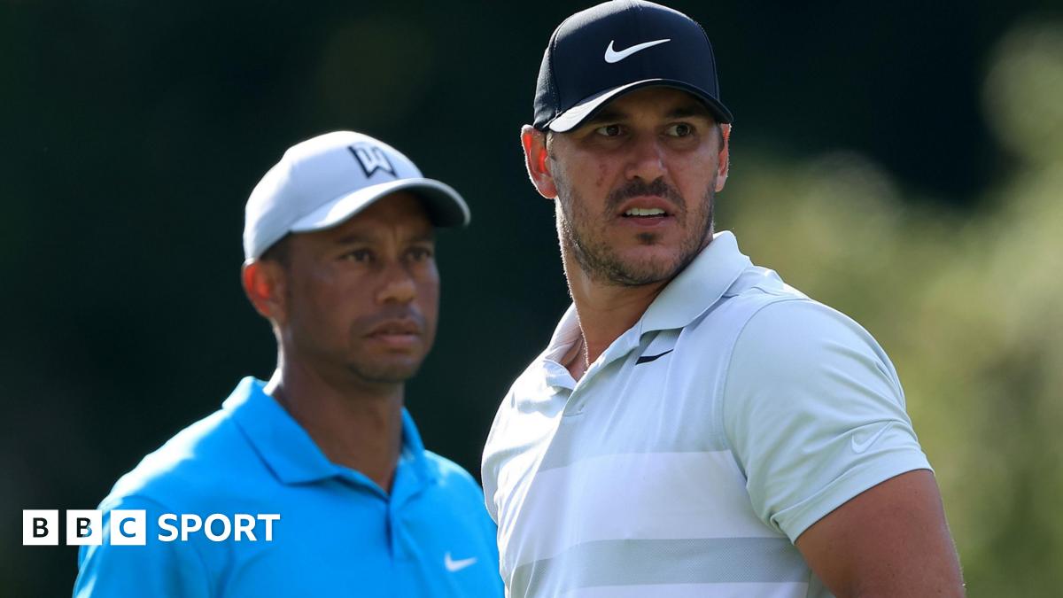 Tiger Woods and Brooks Koepka