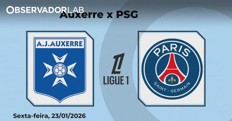 Prono Choc : Auxerre affronte le PSG en Ligue 1 le 23 janvier 2026 !