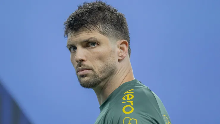 Tiago Volpi jouant pour le Grêmio.