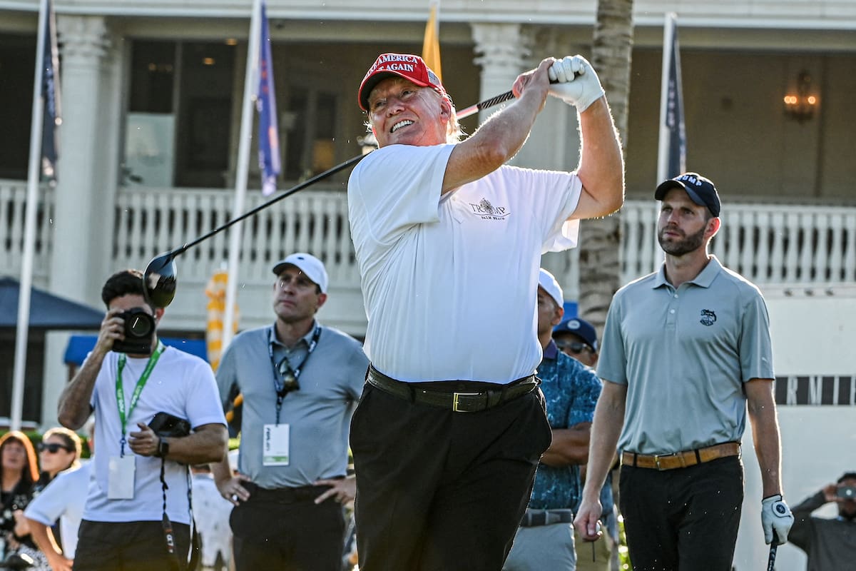 Trump planea remodelar el historico campo de golf de una base militar