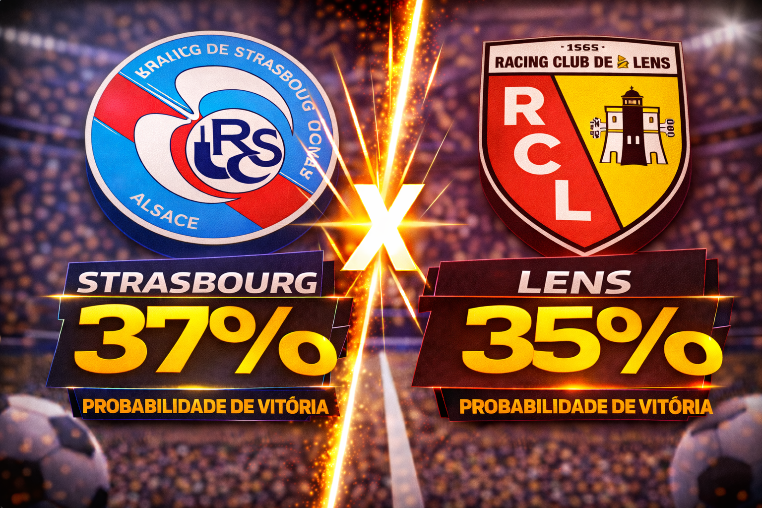 Palpites Strasbourg x Lens : Cotes et Statistiques à ne pas manquer !