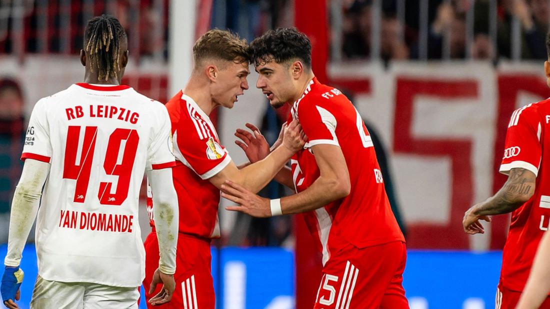 Joshua Kimmich et Aleksandar Pavlovic.