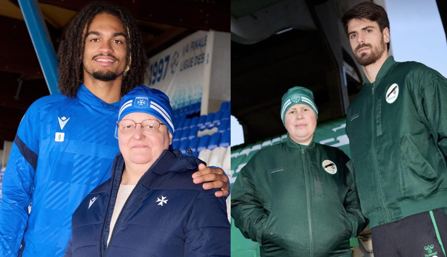 La Ligue de Football française offre des bonnets solidaires aux supporters touchés par le cancer, aux couleurs de leurs clubs !