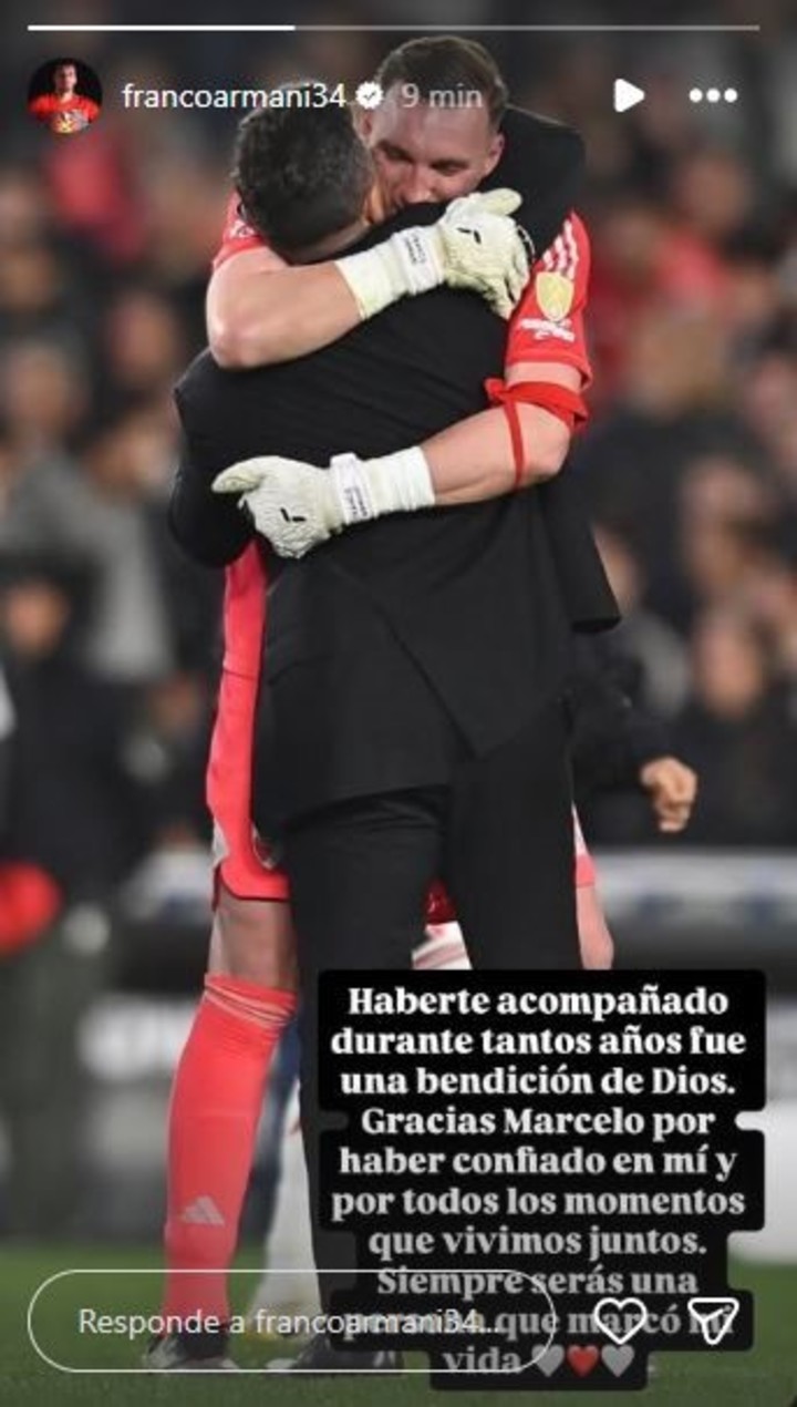 Armani fait ses adieux à Gallardo.
