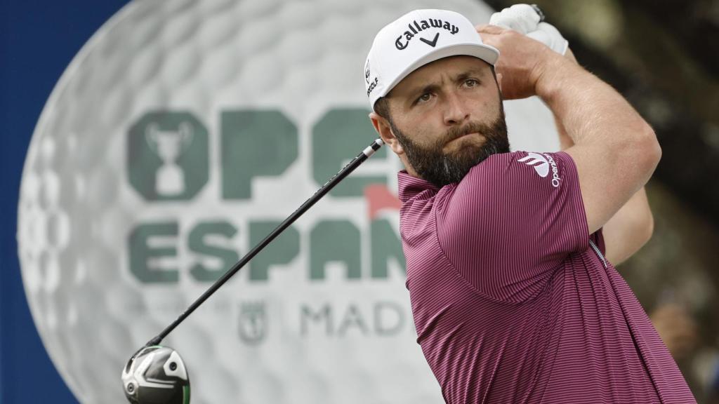 Jon Rahm, lors de la deuxième journée de l'Open d'Espagne.