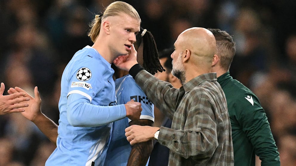 Pep Guardiola remplace Erling Haaland