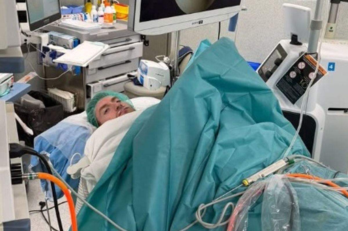 Dejan Kulusevski à l'hôpital