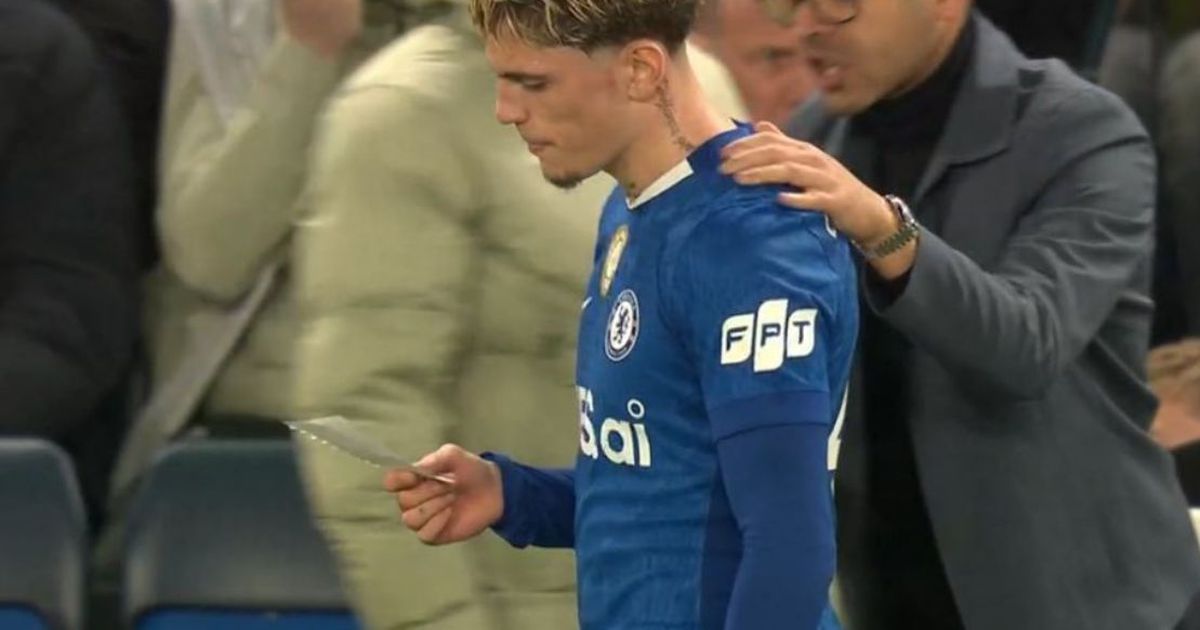 Incroyable moment : le coach de Chelsea passe un message à la 83e minute (en perdant 0-3) et Garnacho n'en revient pas !