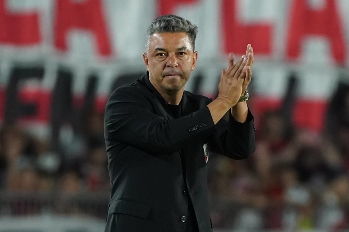 Marcelo Gallardo lors de son départ.
