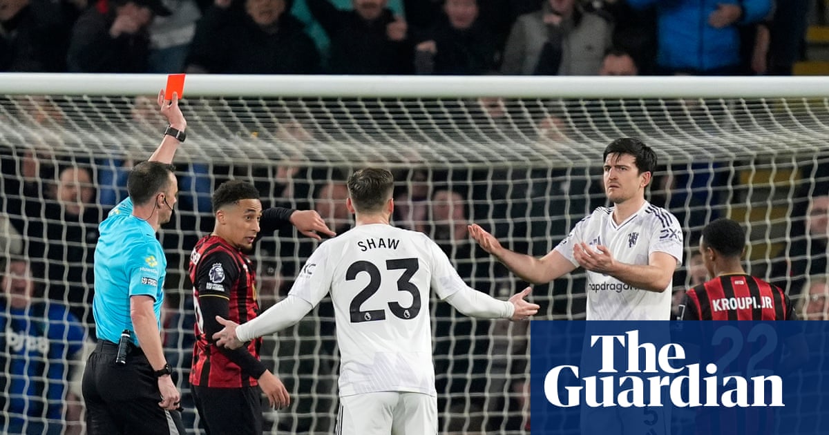 Maguire en rouge : Manchester United perd des points, Bournemouth arrache le match nul !