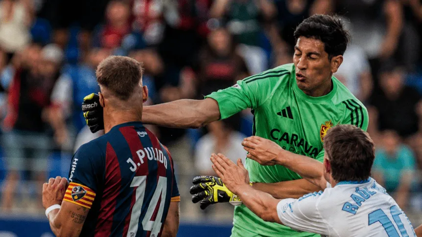 La sanction historique qui menace Esteban Andrada après avoir frappé un adversaire à Zaragoza !