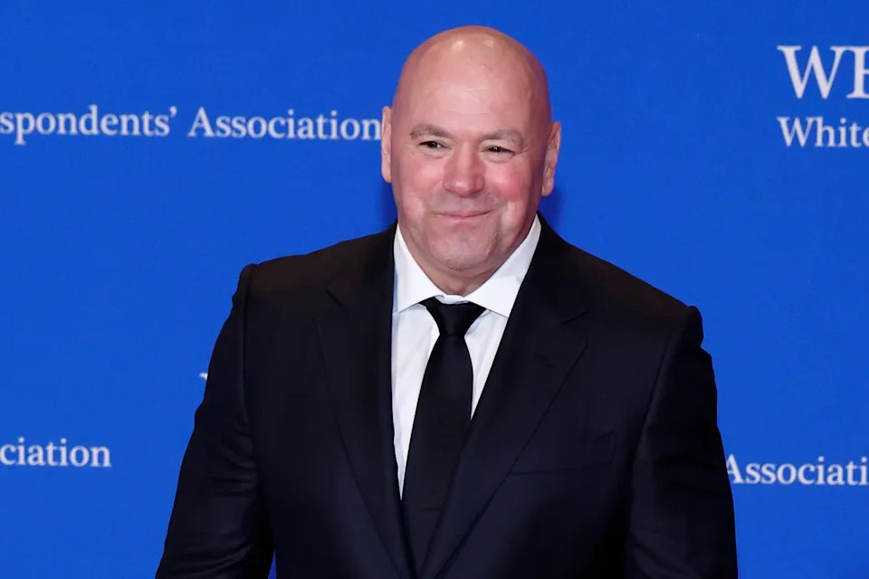 Dana White avant le Dîner des Correspondants de la Maison Blanche en 2026
