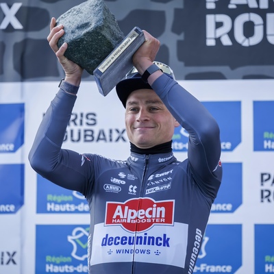 Mathieu van der Poel lors de Paris-Roubaix
