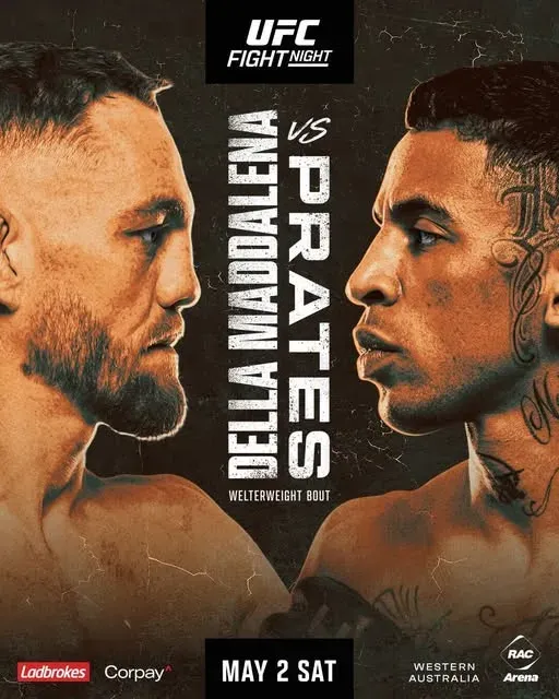 Une Undercard Palpitante de l'UFC à Perth : Samedi 2 Mai, Émotions au Rendez-vous !