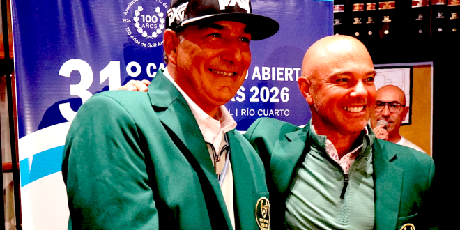 Ariel Cañete y Sebastián Fernández ganadores del Campeonato Abierto de Seniors