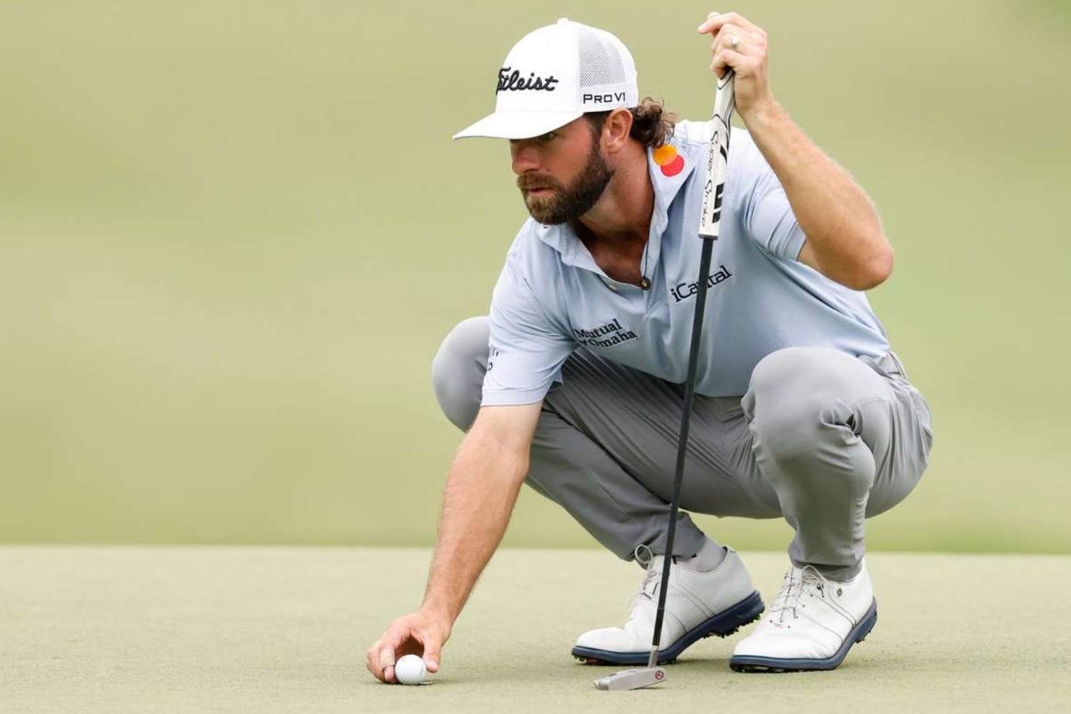 Cameron Young en plein swing, PGA Tour