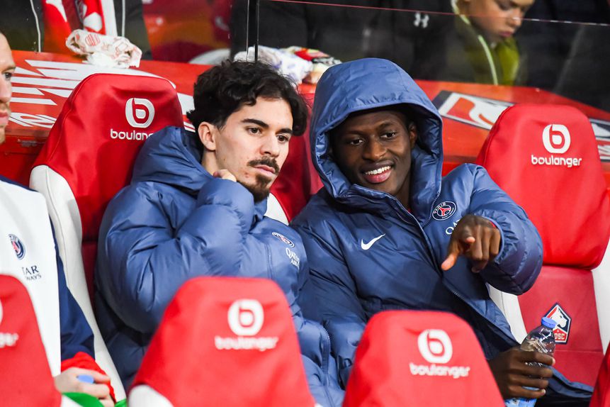 Vitinha et Nuno Mendes au PSG