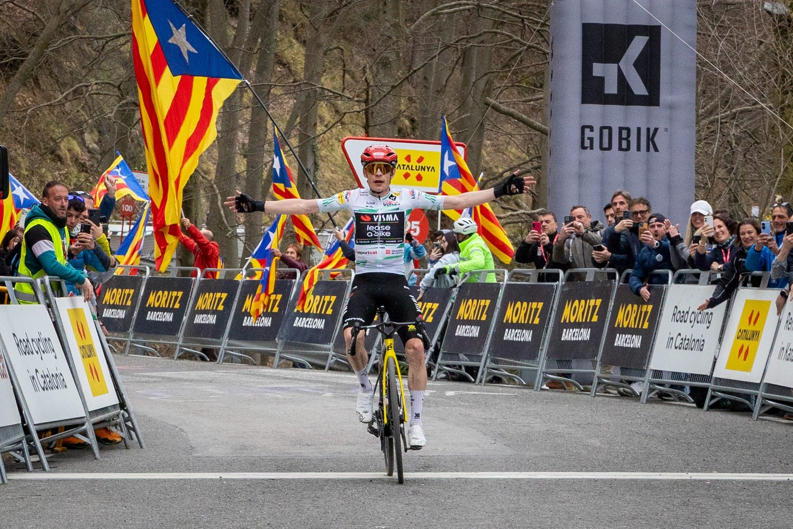 Jonas Vingegaard, en pleine action.