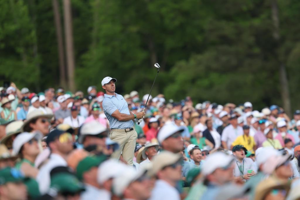 McIlroy, lors de la dernière ronde du Masters