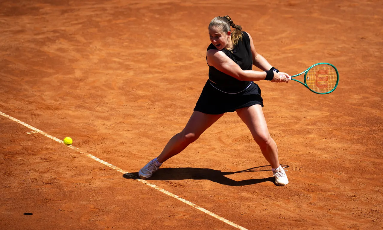 Ostapenko révèle la cause de son conflit avec la Russe Kalinskaya lors du tournoi de Rome !