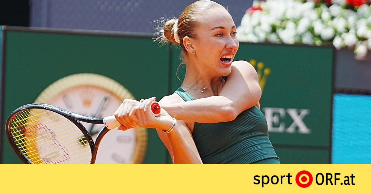 Tennis : Potapova enflamme Rome et file en huitième de finale !