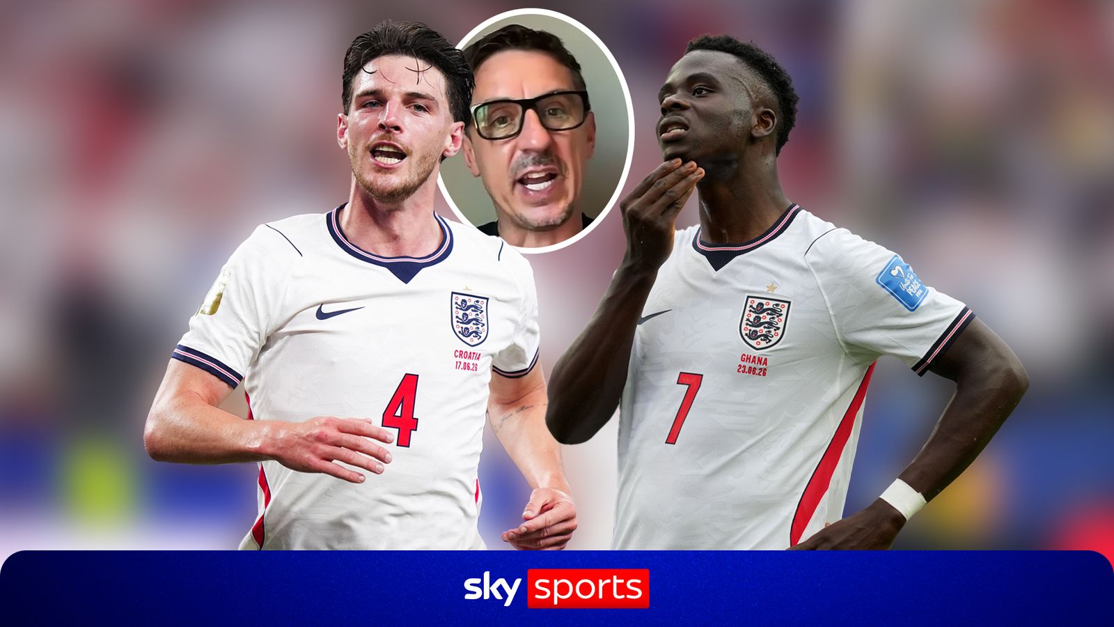 Coupe du Monde 2026 : l’Angleterre a manqué de respect au poste de latéral et Thomas Tuchel doit trancher sur Declan Rice, selon Gary Neville