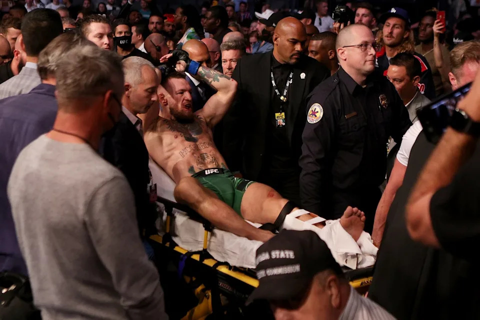 McGregor souffrant d’une blessure grave lors de son dernier combat professionnel