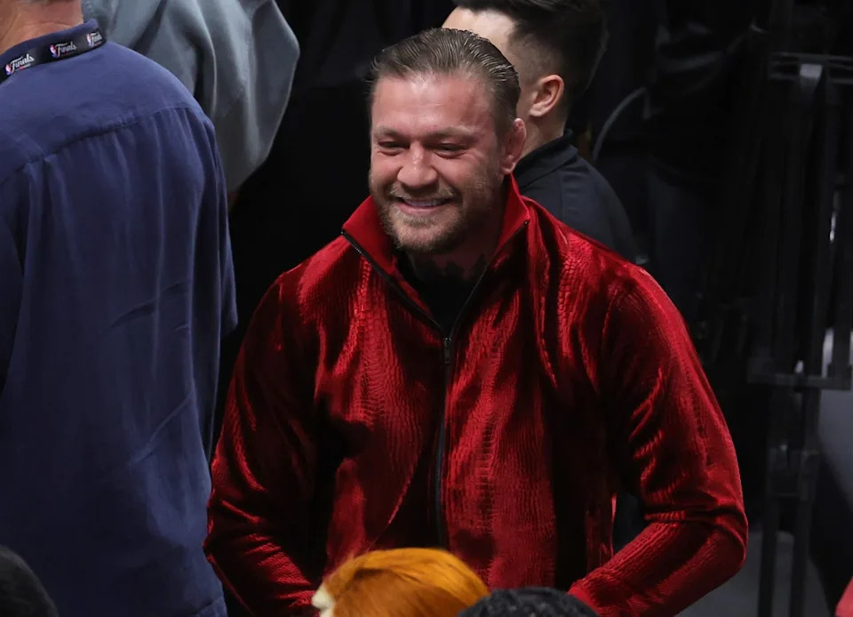 McGregor lors d’un match des Miami Heat en juin 2023