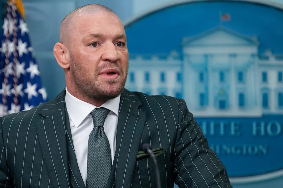 McGregor apparaissant à la Maison-Blanche en mars 2025